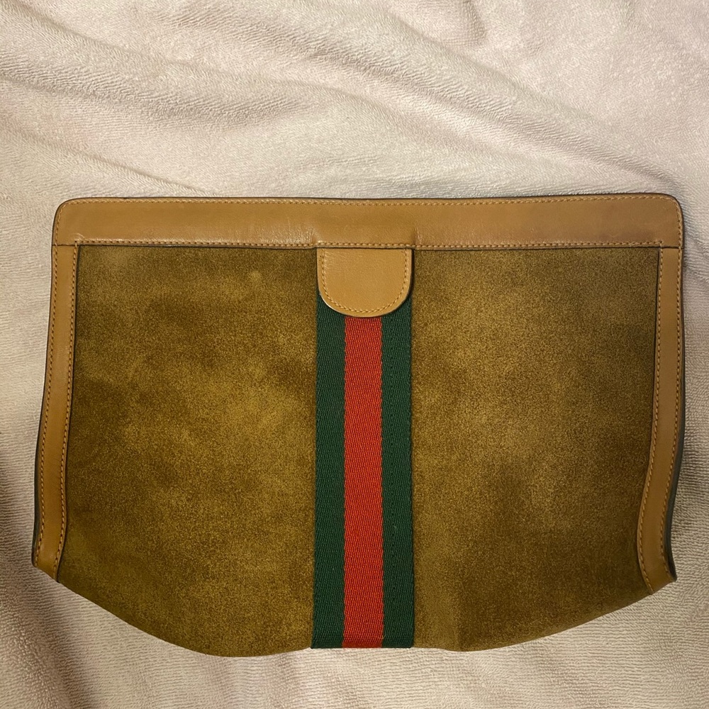 Gorgeous Vintage Gucci Toiletry Pouch/Clutch